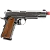 Pistola Airsoft Green Gas Rossi 1911 Prata Madeira Blowback 6mm - Imagem 1