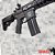 RIFLE AIRSOFT NEPTUNE 8" SD M4-AR 15 AEG - ROSSI - Imagem 3