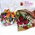 Buquê 6 Rosas e Coração de Trufas Cacau Show - Imagem 1