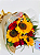 Buquê Girassol e Rosas - Imagem 1
