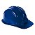 CAPACETE PLT PLASTCOR EM POLIETILENO SELO  INMETRO AZUL ESCURO C.A 31469 - Imagem 1