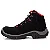 BOTA DE SEGURANÇA ESTIVAL EN10071S2 BICO DE PVC COURO MICROFIBRA VERMELHO CA 44558 - Imagem 3