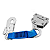 TRAVA QUEDA DUROTAR P/ CORDA 12MM COM EXTENSOR E CONECTOR CLASSE T - ACO - Imagem 2