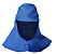 TOUCA ARABE MONDIAL SAFETY EM BRIM SOLDADOR COM VELCRO AZUL ROYAL CA 50464 - Imagem 1