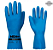 LUVA MEDIX LÁTEX SILVERIX AZUL C.A 48881 - Imagem 1