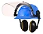 KIT CAPACETE CONJUGADO CAMPER ABAFADOR DE RUIDO E PROTETOR FACIAL - Imagem 1