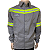 CAMISA NR10 CINZA RISCO 2 ATPV 11 GUARDIAN DX PARA ARCO ELÉTRICO REFLETIVO SEM BOLSO CA 49242 - Imagem 1