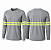 KIT COM 5 CAMISETAS MANGA LONGA COM FAIXA REFLETIVA K2M PERSONALIZADAS - Imagem 3