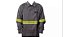 CAMISA NR10 RISCO 2 VINILSEG CINZA PARA ARCO ELÉTRICO REFLETIVO COM BOLSO CA 50298 - Imagem 1