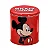 Lata Mickey Mouse em Metal nas Cores Vermelho Preto e Branco - Imagem 1