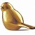 Kit Pássaro Dourado em Cerâmica - Imagem 2