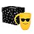 Caneca Fall Amarela - Emoji Oculos - Imagem 1