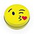 Latinha Emoticon Emoji Beijinho com Amor - Imagem 1