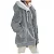 Casaco de blusa de frio feminino com zíper - Imagem 6