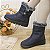 Botas de neve impermeáveis para mulheres, botas de pelúcia falsa, tamanho positivo, sapatos de algodão quente antiderrapantes, inverno, 2023 - Imagem 19