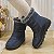 Botas de neve impermeáveis para mulheres, botas de pelúcia falsa, tamanho positivo, sapatos de algodão quente antiderrapantes, inverno, 2023 - Imagem 6
