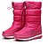 Botas de neve com plataforma pelúciada grossa  impermeável cano alto - Imagem 3