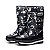 Botas de neve com plataforma pelúciada grossa  impermeável cano alto - Imagem 9