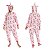Pijama de flanela Stitch Unicórnio Kigurumi dinossauro - Imagem 15