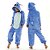 Pijama de flanela Stitch Unicórnio Kigurumi dinossauro - Imagem 9
