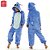 Pijama de flanela Stitch Unicórnio Kigurumi dinossauro - Imagem 2