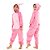 Pijama de flanela Stitch Unicórnio Kigurumi dinossauro - Imagem 10