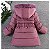 Jaqueta de inverno parka infantil grossa forrada com capuz - Imagem 8