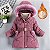 Jaqueta de inverno parka infantil grossa forrada com capuz - Imagem 7