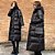 Jaqueta casaco longo tipo puffer de inverno feminino - Imagem 8