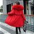 Parka de inverno mulheres jaqueta roupas casaco longo forro de Pelucia Sobretudo Estilo Europeu de luxo - Imagem 1
