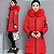 Jaqueta Parka moda europa inverno 2025 com gola peluciada - Imagem 17
