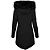Parka casaco de Inverno feminino gola de pele comprimento médio - Imagem 4
