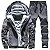conjunto masculino de moletom grosso forrado ideal baixas temperaturas - Imagem 2