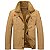Jaqueta Masculina militar forrada de inverno - Imagem 6