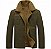 Jaqueta Masculina militar forrada de inverno - Imagem 1