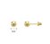 Brinco de bola 4mm ouro 18k - Imagem 2