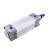 Cilindro Pneumático Ø32mm x 100mm Curso Dupla Ação ISO 6431 - Imagem 4
