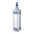 Cilindro Pneumático Ø32mm x 125mm Curso Dupla Ação ISO 6431 - Imagem 2