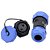Conector 2 Pinos PD4 Impermeavel Conj Macho e Femea Painel - Imagem 2