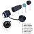 Conector RJ45 Cat6 à Prova d'Água IP68 Painel Femea Femea - Imagem 3