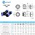 Conector 4 Pinos PD4 21mm Impermeável IP68 Cabo-Cabo - Imagem 5