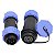 Conector 6 Pinos PD4 21mm Impermeavel IP68 Cabo - Cabo - Imagem 1