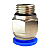 CONEXAO RETA MACHO 10MMX1/4 BSP - Imagem 2