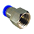 CONEXAO RETA FEMEA 6MMX1/4 BSP - Imagem 3