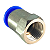 CONEXAO RETA FEMEA 10MMX1/4 BSP - Imagem 3
