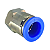 CONEXAO RETA FEMEA 12MMX1/4 BSP - Imagem 2