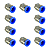 KIT 10 CONEXAO RETA FEMEA 12MMX1/4 BSP - Imagem 1