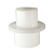 ADAPTADOR BRANCO SUCTOR CAIXA DE ESGOTO - Imagem 1