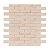 Revestimento Cerâmica Natural - Tijolinho Brick Ravena Chiaro 6,3x24,3cm - 1m² (Bege/Claro) - Imagem 1