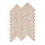 Revestimento Cerâmica Natural - Tijolinho Brick Ravena Chiaro 6,3x24,3cm - 1m² (Bege/Claro) - Imagem 3